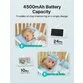 Baby Monitor Video VAVA VA-IH006, Display 5 inch, 720P, Night Vision, Alarma, Temperatura, Wide Angle, Zoom, Pan & Tilt, Alb - 6