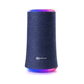 Boxa portabila wireless bluetooth Anker Soundcore Flare 2, 20W, 360° cu lumini LED, Albastru