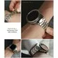 Bratara otel inoxidabil Ringke Samsung Galaxy Watch 46mm Argintiu - 9
