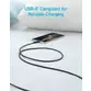 Cablu Anker 322 USB-C la USB-A 0.9 metri, Negru - 5