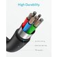 Cablu Anker PowerLine Select+ Lightning USB Apple official MFi 0.91m negru - 3