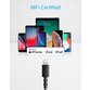 Cablu Anker PowerLine Select+ Lightning USB Apple official MFi 0.91m negru - 8