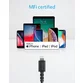 Cablu Anker PowerLine Select+ USB-C Lightning Apple MFi 1.8m - 7