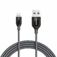 Cablu Lightning Anker Premium PowerLine+ 1.8 Metri Negru - 1