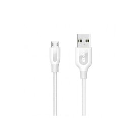 Cablu Micro USB Anker Premium PowerLine+ Nylon 0,91 Metri alb