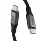 Cablu USB-C - USB-C 3.0 Ringke Premium 1.2 m negru - 1