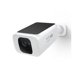 Camera supraveghere eufy SoloCam Spotlight S40, Wireless, Panou Solar, Rezolutie 2K, Reflector LED 600lm, IP67, Alb