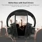 Casti On-Ear audio wireless bluetooth active noise cancelling TaoTronics TT-BH21, Foldable, cVc 6.0, Negru - 11