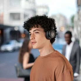 Casti Wireless Over-Ear Anker Soundcore Life Tune, Hybrid Active Noise Cancelling, Deep Bass, MultiPoint, Negru