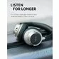 Casti Wireless Over-Ear Anker Soundcore Space, Noise Cancelling, Bluetooth 4.1, Negru/Gri - 3