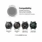 Curea smartwatch Ringke Rubber One Band pentru Galaxy Watch 3 45mm, marime 22mm, TPU, Negru - 7