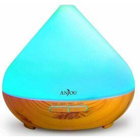 Difuzor aroma terapie Anjou TT-AD001 cu LED 7 culori, auto oprire