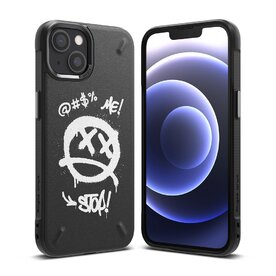 Husa iPhone 13 mini Ringke Onyx Design Graffiti Negru