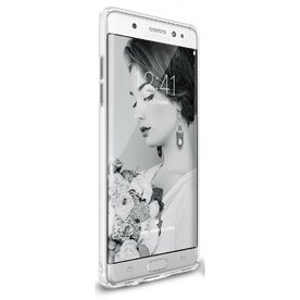 Husa Samsung Galaxy Note 7 Fan Edition Ringke Slim FROST WHITE + Bonus folie Ringke Invisible Screen Defender
