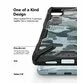 Husa Samsung Galaxy S20 Ringke FUSION X Design Negru Camuflaj - 2