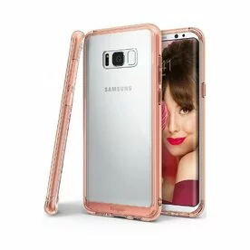 Husa Samsung Galaxy S8 Plus Ringke Fusion Rose Gold