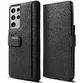 Husa tip portofel Ringke Folio Signature+ pentru Samsung Galaxy S21 Ultra, Negru - 9