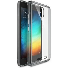 Husa Xiaomi Redmi Note 2 Ringke FUSION SMOKE BLACK + BONUS folie protectie display