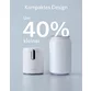 Incarcator wireless QI Anker PowerWave Mag-Go 2in1, 20W, Alb - 13