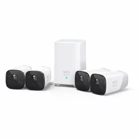 Kit supraveghere video eufyCam 2 Security wireless, HD 1080p, IP67, Nightvision, 4 camere video