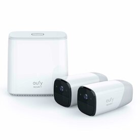Kit supraveghere video eufyCam Security wireless, HD 1080p, IP66, Nightvision, 2 camere video