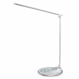 Lampa de birou cu LED TaoTronics TT-DL069 cu USB si incarcator wireless, Argintiu