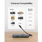 Media Hub Anker 555 PowerExpand, 100W Power Delivery, 4K 60 Hz HDMI, 10 Gbps USB-C, USB-A, Ethernet, microSD, SD Card Reader - 1