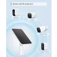 Panou Solar compatibil eufycam, sursa alimentare continua, 2.6W, IP65 rezistent la intermperii, Alb - 4
