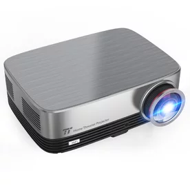 Proiector video HD TaoTronics, 1080P, LED, 3500 lm, 200 inch, Argintiu