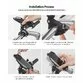 Suport smartphone universal pentru biciclete Ringke Spider Grip - 9