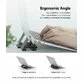 Suport Stand Pliabil Ringke Folding Stand 2 Foldable Portable Pentru Laptop, Tableta, Telefon, Gri - 6