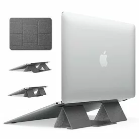 Suport Stand Pliabil Ringke Folding Stand 2 Foldable Portable Pentru Laptop, Tableta, Telefon, Gri