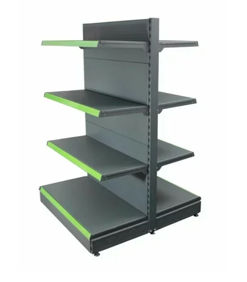 Raft de mijloc pentru magazin gri-antracit, înălțime 165cm, 2xBaza 40cm+6xPolite 30cm picture - 2