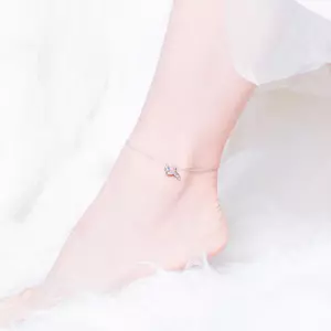 Гривна за глезена от сребро Mermaid's Tale