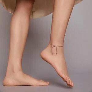 Гривна за глезена от сребро Simple Silver