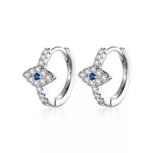 домашни любимци Sparkling Blue Eye Hoops
