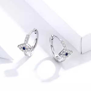 домашни любимци Sparkling Blue Eye Hoops