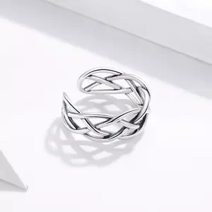 регулируем сребърен пръстен Silver Ropes