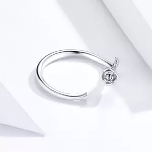 регулируем сребърен пръстен Silver Rose