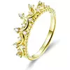 Сребърeн пръстен Golden Crown picture - 1
