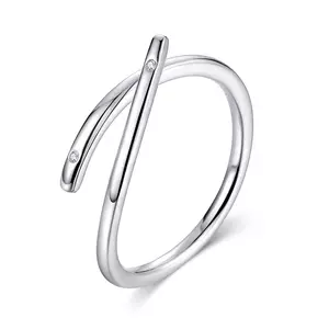 сребърен пръстен регулируем Silver Rope