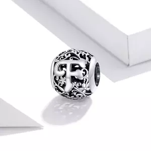 Сребърен талисман Alphabet Letter F