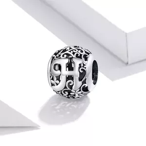 Сребърен талисман Alphabet Letter H