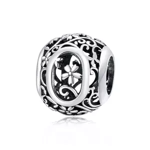 Сребърен талисман Alphabet Letter O