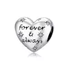 Сребърен талисман Forever & Always Silver picture - 1