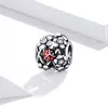сребърен талисман Ladybug & Flowers Bead picture - 3