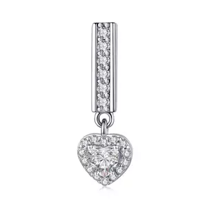сребърен талисман Metropolitan Shiny Heart Bead