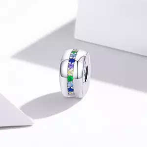Сребърен талисман Multicolored Silver Charm