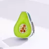 сребърен талисман Sparkling Avocado picture - 3