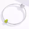 сребърен талисман Sparkling Avocado picture - 5